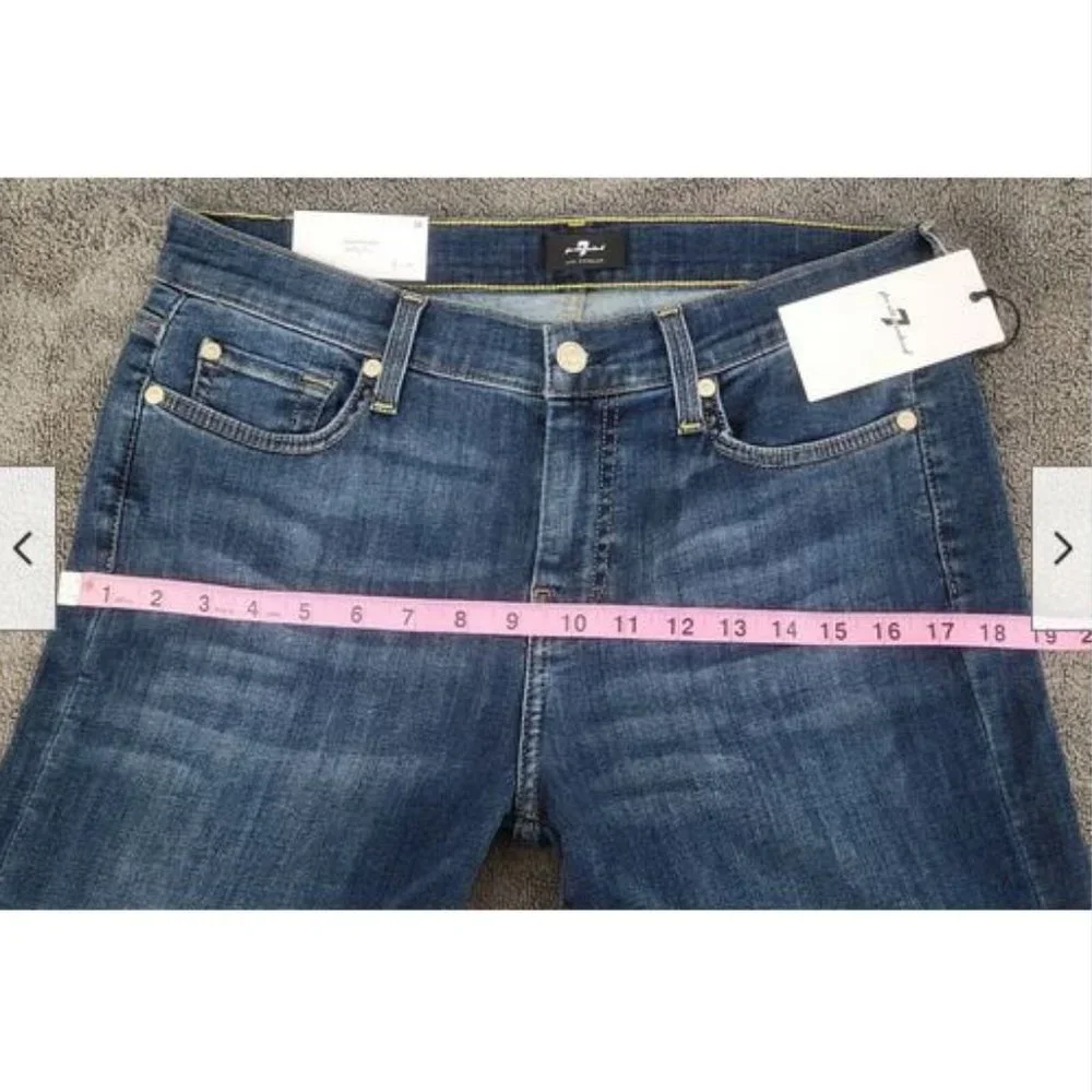 NWT 7 for All Mankind Dojo Wide Leg Jeans 30 Nordica - Picture 11 of 14